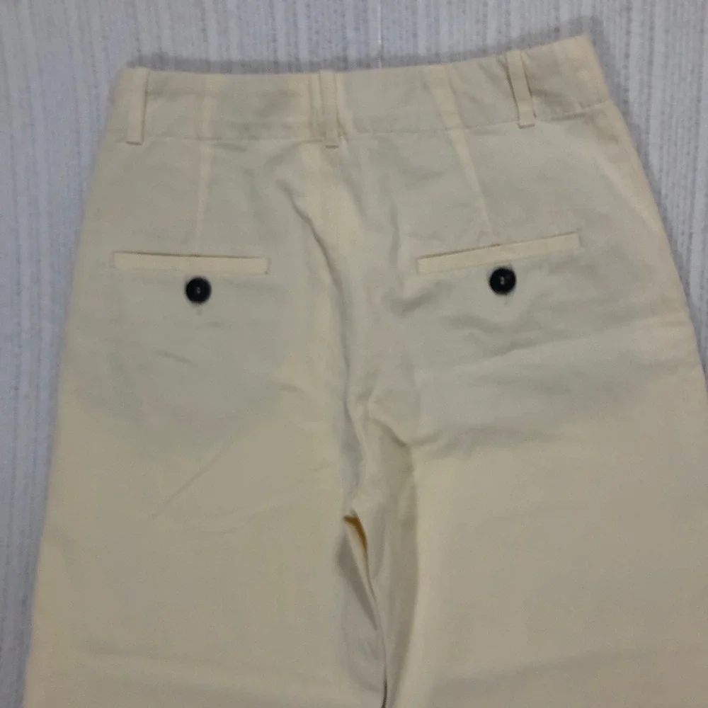 Zara Women's‎ Cream Tailored Trousers XS Straight Leg Dress Pants